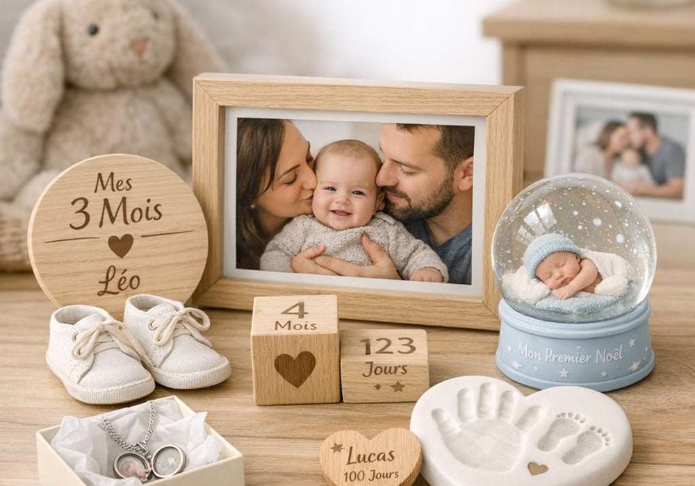 Des idées de cadeaux souvenirs pour célébrer les premiers mois de bébé en famille