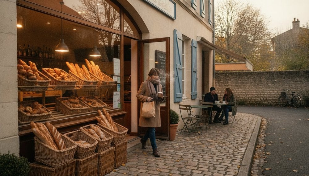 Boulangerie ouverte le matin du 1er novembre 2026, jour de la Toussaint