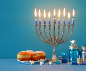 La fête juive de hanouka