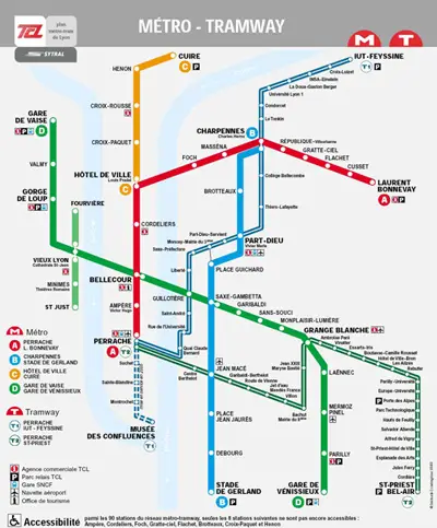 Plan métro Lypn